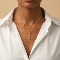 Map of Palestine Dainty Necklace